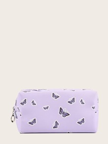 1pc Butterfly Print Makeup Bag