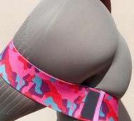 1pc Camo Buttocks Workout Resistance Band