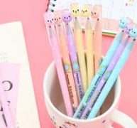 1pc Cartoon Design Random Color Gel Pen