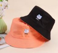 1pc Cartoon Embroidery Bucket Hat