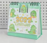 1pc Cartoon Graphic Desktop Calendar