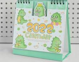 1pc Cartoon Graphic Desktop Calendar