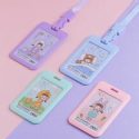 1pc Cartoon Graphic Random Card Cover With Lanyard