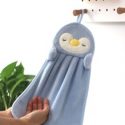 1pc Cartoon Penguin Pattern Hand Towel