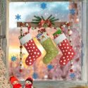 1pc Christmas Cartoon Graphic Wall Sticker