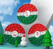 1pc Christmas Random Push Pop Bubble