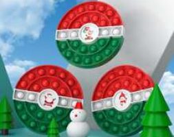 1pc Christmas Random Push Pop Bubble