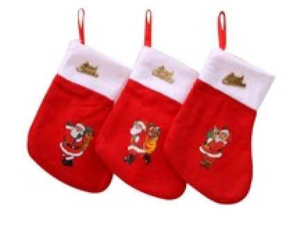 1pc Christmas Sock Shaped Random Decoration