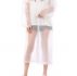 1pc Clear Hooded Raincoat