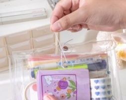 1pc Clear Pencil Bag