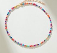 1pc Colorful Beaded Necklace