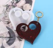 1pc DIY Heart Shaped Epoxy Mold