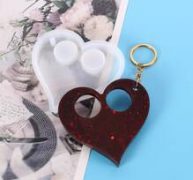 1pc DIY Heart Shaped Epoxy Mold