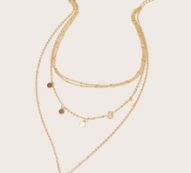 1pc Disc Charm Layered Necklace