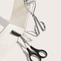 1pc Eyelash Curler & 1pc Eyebrow Trimming Scissor