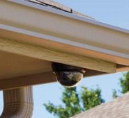 1pc Fake Security Camera With Flashing LED Light