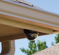 1pc Fake Security Camera With Flashing LED Light