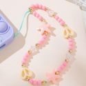 1pc Faux Pearl Beaded Phone Lanyard