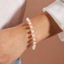 1pc Faux Pearl Decor Bracelet