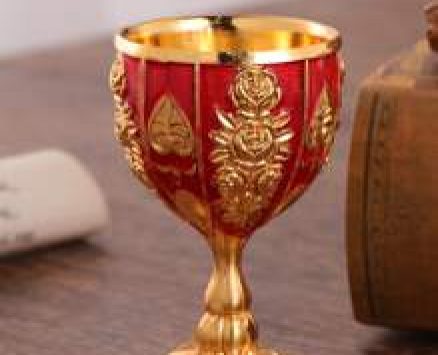 1pc Flower Embossed Vintage Cup