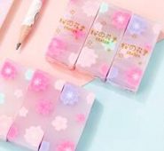 1pc Flower Print Random Eraser