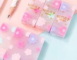 1pc Flower Print Random Eraser