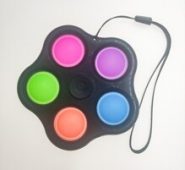 1pc Flower Shaped Push Pop Bubble