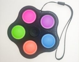 1pc Flower Shaped Push Pop Bubble