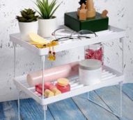 1pc Foldable Storage Rack
