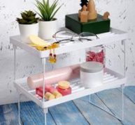 1pc Foldable Storage Rack