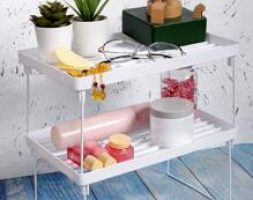1pc Foldable Storage Rack