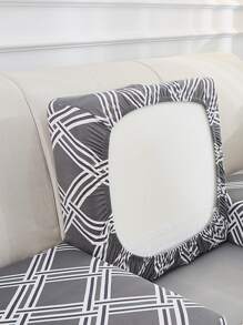 1pc Geometric Pattern Sofa Cover