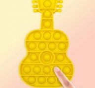 1pc Guitar Push Pop Bubble