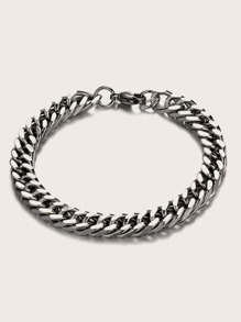 1pc Guys Chunky Chain Bracelet