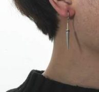 1pc Guys Cone Decor Earring