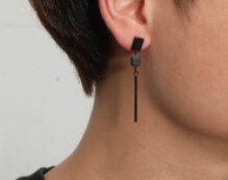 1pc Guys Geometric Charm Drop Earring
