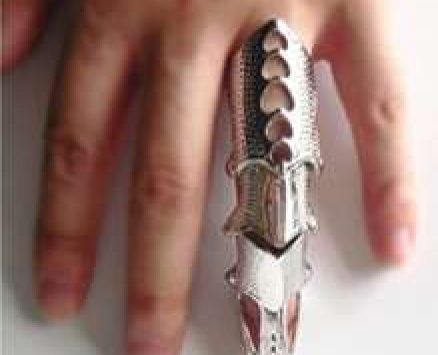 1pc Guys Hollow Out Design Ring