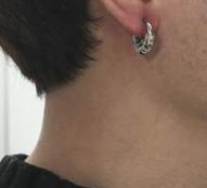 1pc Guys Stainless Steel Earring