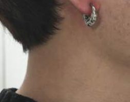 1pc Guys Stainless Steel Earring