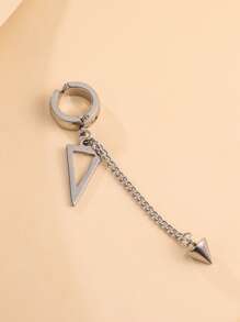 1pc Guys Triangle Charm Ear Cuff