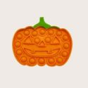 1pc Halloween Pumpkin Shaped Push Pop Bubble