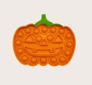 1pc Halloween Pumpkin Shaped Push Pop Bubble