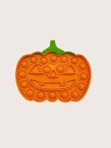 1pc Halloween Pumpkin Shaped Push Pop Bubble