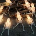 1pc Halloween Skull Bulb String Light