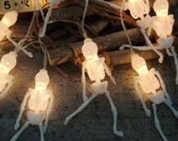 1pc Halloween Skull Bulb String Light