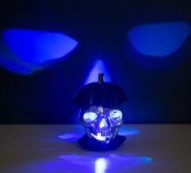 1pc Halloween Skull Shaped Decorative Light