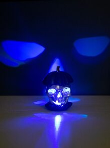 1pc Halloween Skull Shaped Decorative Light