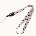 1pc Heart Print Lanyard