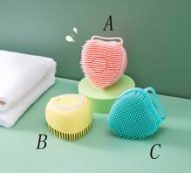 1pc Heart Shaped Bath Brush