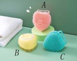 1pc Heart Shaped Bath Brush